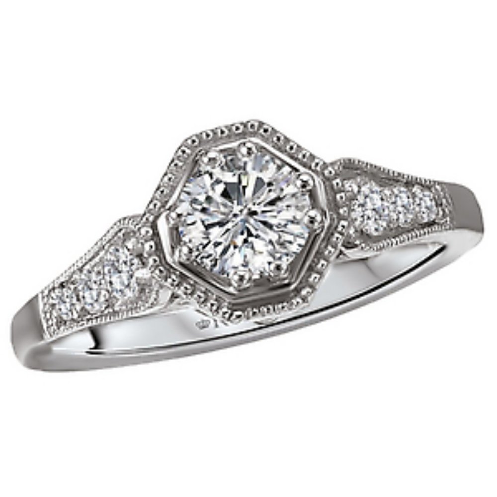 Romance Halo Diamond Ring
